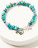 Image #1 - Paige Wallace Women's Heart Charm Mixed Turquoise Chip Bracelet, Turquoise, hi-res