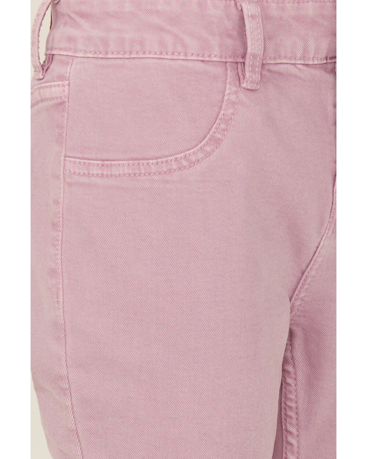 Image #2 - Shyanne Girls' Super Flare Distressed Hem Stretch Jeans, Lavender, hi-res