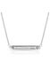 Image #1 - Montana Silversmiths Women's Setting the Crystal Bar Necklace, Silver, hi-res