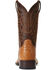 Image #3 - Ariat Men's Ranger Smooth Full Quill Ostrich Night Life Ultra Western Boot - Broad Square Toe, Brown, hi-res