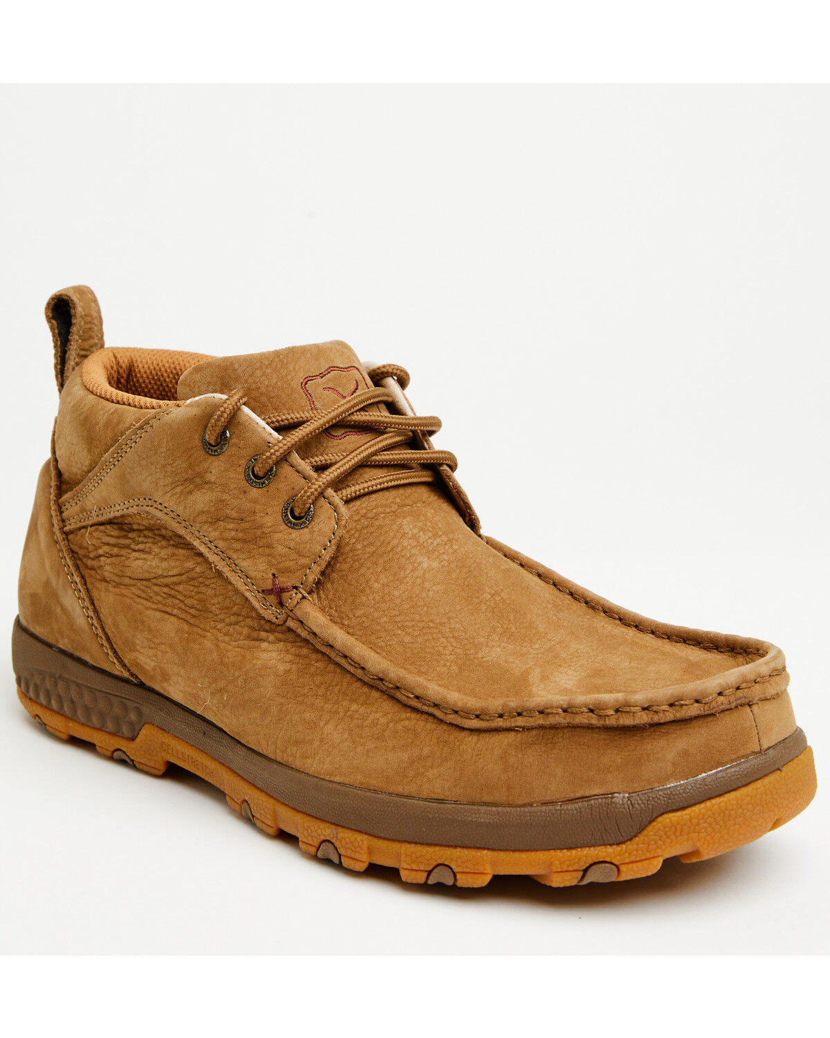 Twisted X Men's Chukka Driving Mocs, Camel, hi-res