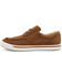 Image #3 - Twisted X Men's Kicks Lace-Up Shoes- Moc Toe , Chestnut, hi-res