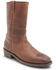 Image #1 - Frye Men's Nash Roper Western Boots - Square Toe, Dark Brown, hi-res