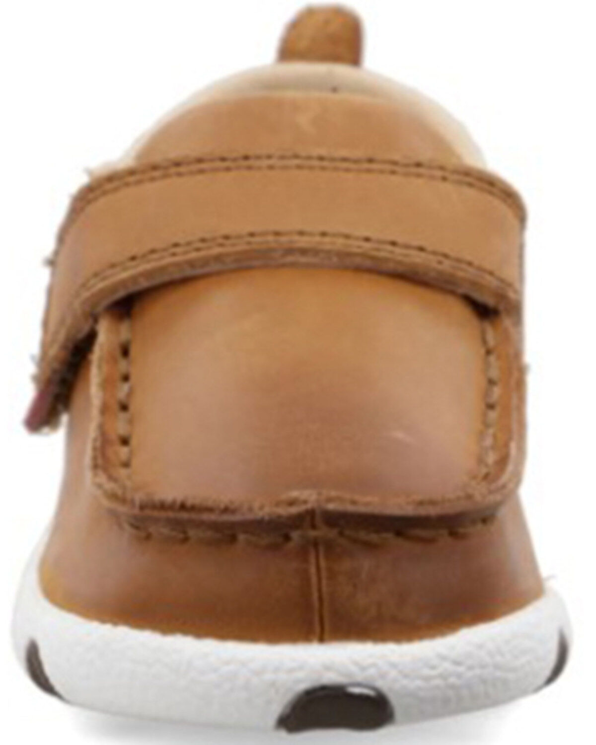 Image #4 - Twisted X Infant Boys' Driving Western Shoe - Moc Toe, Tan, hi-res