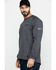 Image #3 - Ariat Men's FR Air Henley Long Sleeve Work Shirt - Tall , Charcoal, hi-res