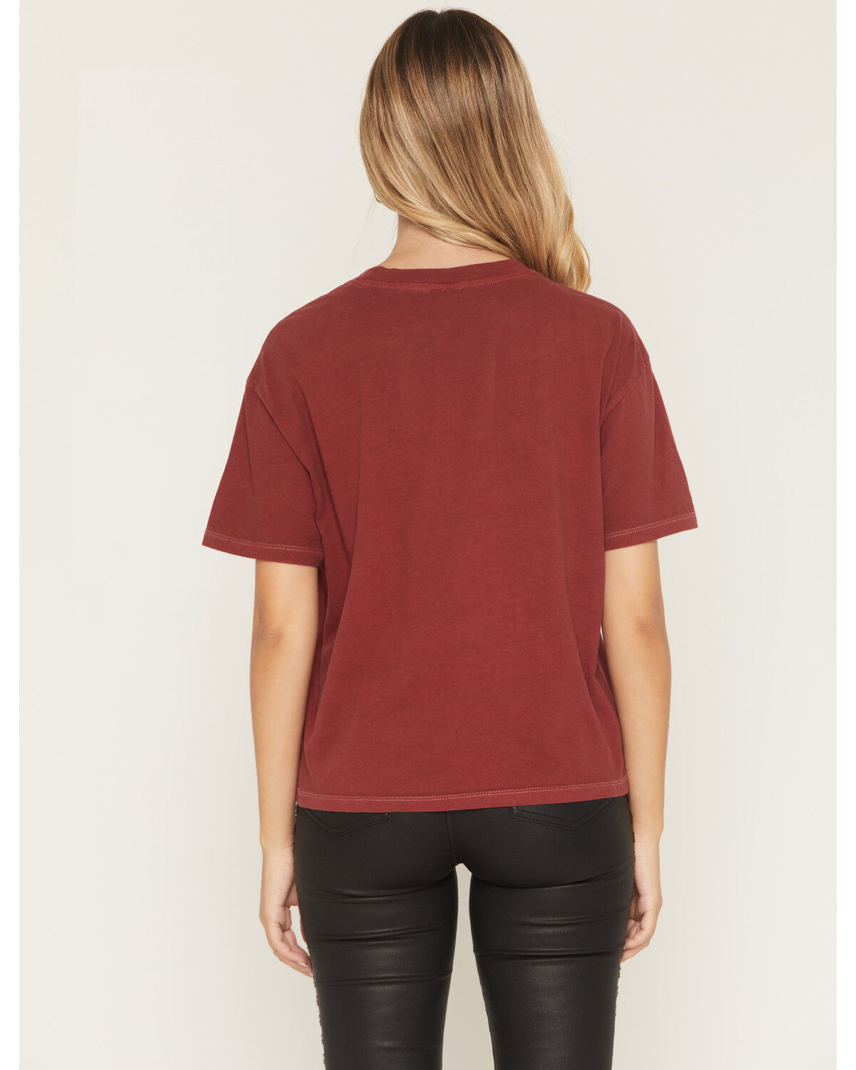 Image #4 - Goodie Two Sleeves Women's Dolly Guitar Short Sleeve Graphic Tee, Red, hi-res