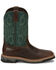 Image #2 - Justin Men's Tan Bolt Western Work Boots - Soft Toe, Tan, hi-res