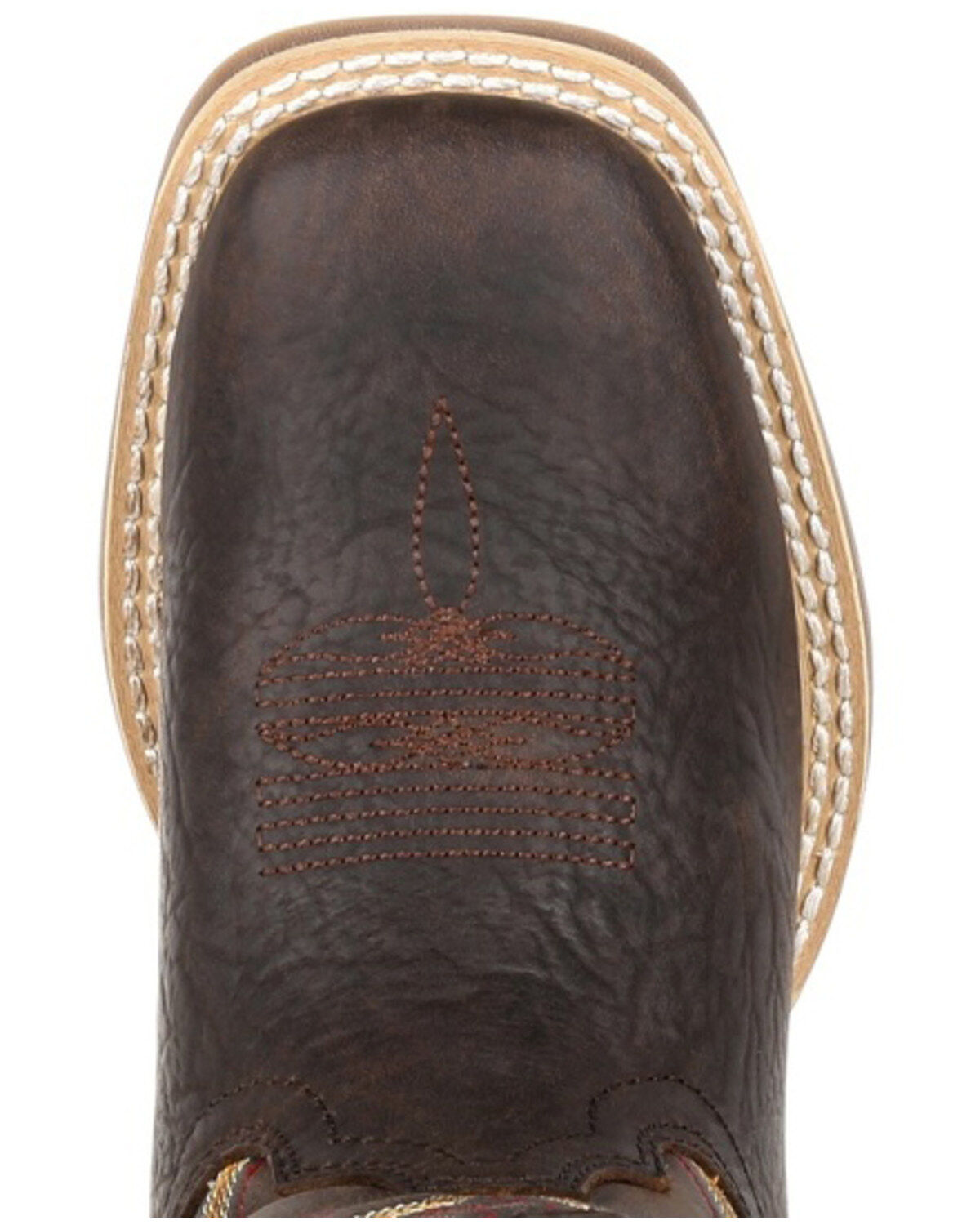 Image #6 - Durango Boys' Lil Rebel Pro Western Boots - Square Toe, Dark Brown, hi-res