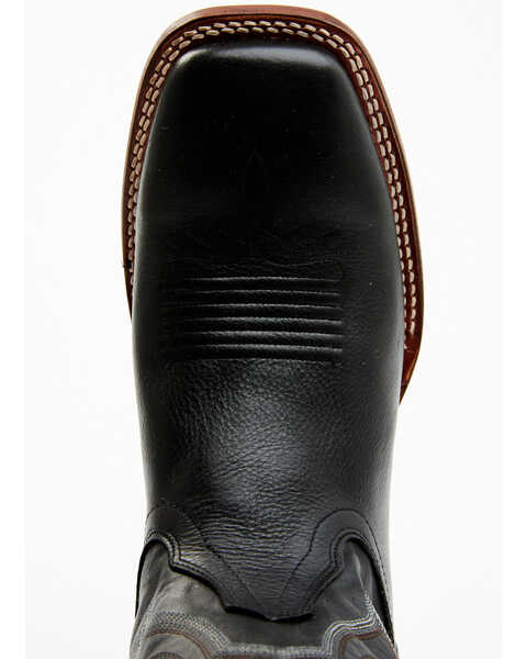Image #6 - Cody James® Men's Square Toe Stockman Boots, Black, hi-res