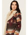 Image #3 - Idyllwind Women's Lynn Southwestern Print Faux Fur Collar Shacket , Dark Brown, hi-res