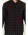 Image #3 - Moonshine Spirit&reg; Men's Vineyard Plaid Print Long Sleeve Snap Western Shirt, Purple, hi-res