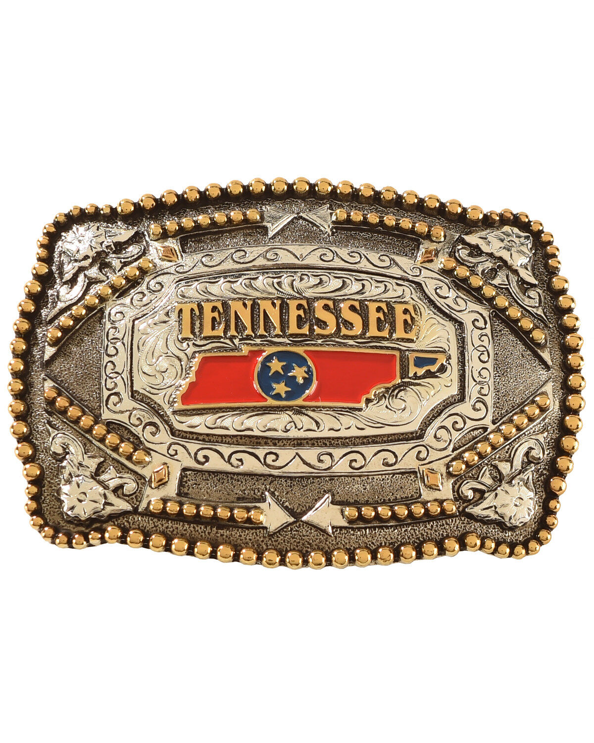 Image #1 - Cody James&reg; Tennessee Flag Belt Buckle, Multi, hi-res