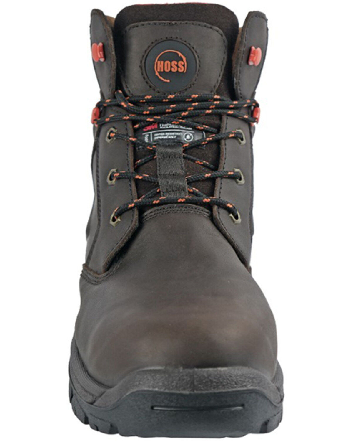 Image #4 - Hoss Men's Hudson 6" Lace-Up Boots - Composite Toe, Brown, hi-res