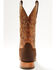 Image #5 - Durango Men's Arena Elite 13" Roughout Roper Boots - Broad Square Toe, Brown, hi-res