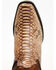 Image #6 - Corral Men's Exotic Python Western Boots - Square Toe , Brown, hi-res