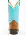 Image #5 - Shyanne Girls' Ceci Western Boots - Broad Square Toe, Blue, hi-res