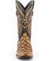 Image #3 - Ferrini Men's Bronco Pirarucu Print Western Boots - Broad Square Toe, Brown, hi-res