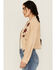 Image #2 - Shyanne Women's Embroidered Faux Suede Jacket, Tan, hi-res