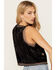 Image #4 - Shyanne Women's Velvet Beaded Vest , Black, hi-res