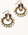 Image #1 - Shyanne Women's Mystic Skies Beaded Hoop Earrings, Rust Copper, hi-res