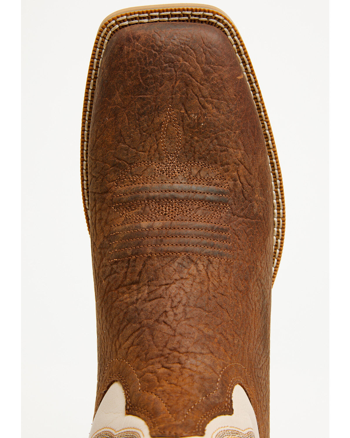 Image #6 - Durango Men's Shyloh Performance Western Boots - Broad Square Toe, Brown, hi-res