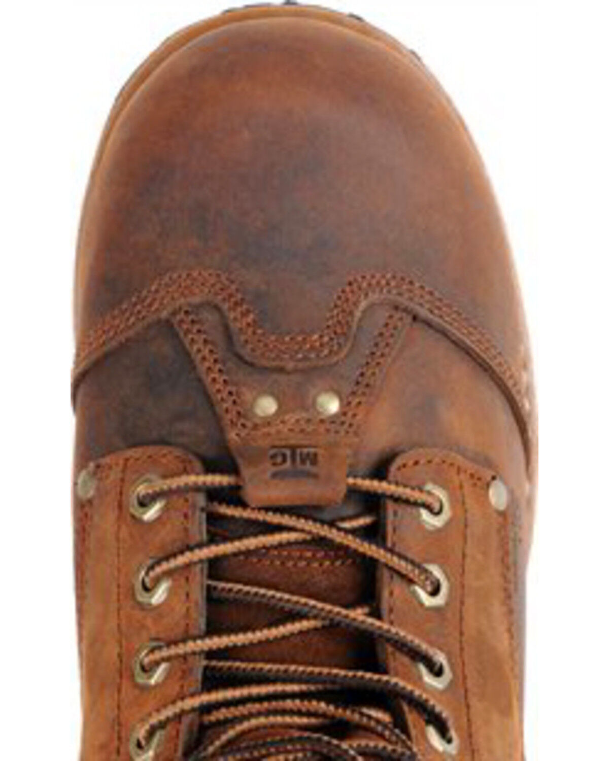 Image #6 - Carolina Men's 8" Waterproof Insulated Internal Met Guard Boots - Composite Toe, Brown, hi-res
