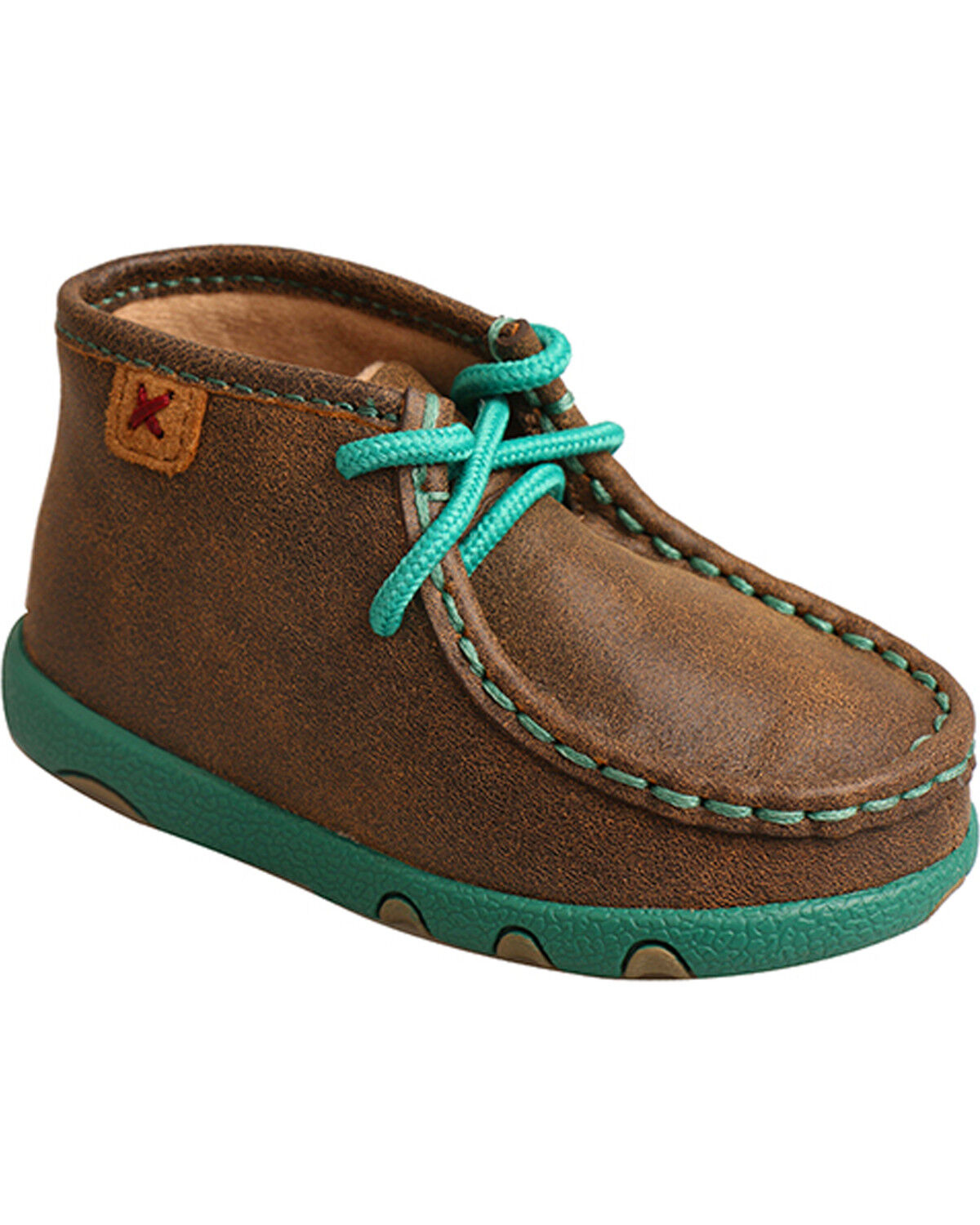 Twisted X Infant Bomber Driving Mocs, Brown, hi-res