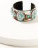 Image #1 - Shyanne Women's Cowhide Concho Statement Cuff, Silver, hi-res