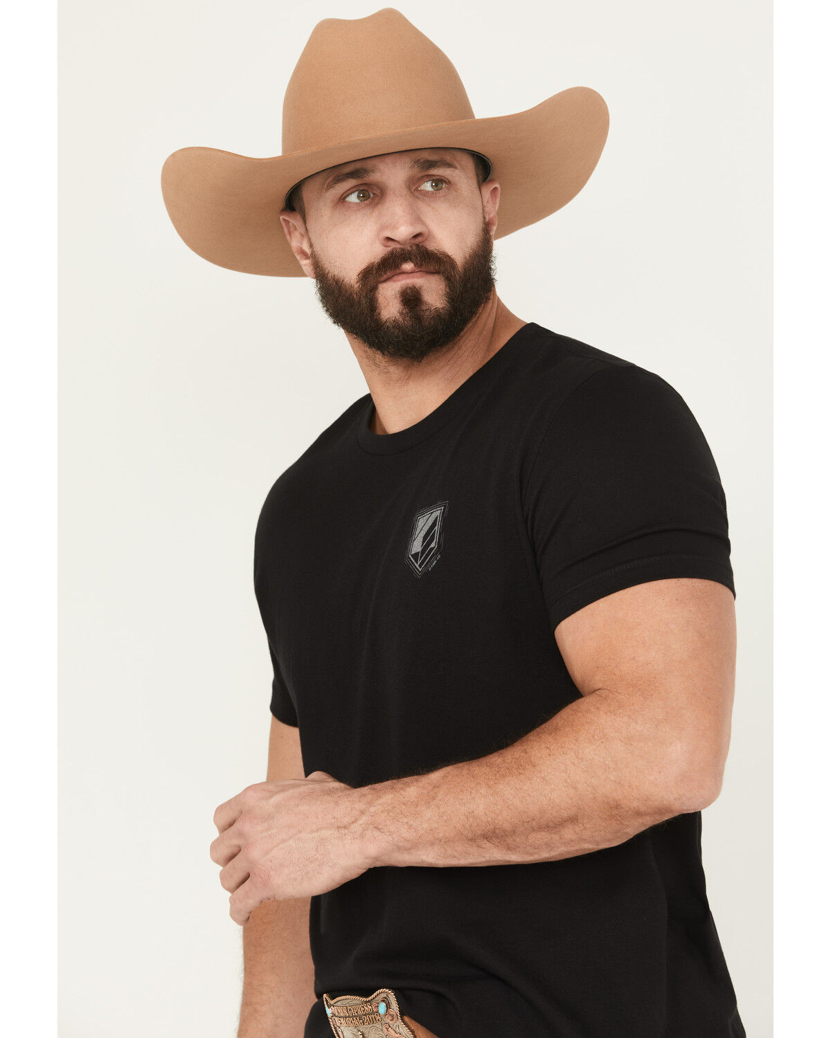 Image #3 - RANK 45&reg; Men's Bull Scape Short Sleeve Graphic T-Shirt, Black, hi-res