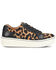 Image #2 - Born Women's Mira Leopard Sneaker, Cognac, hi-res
