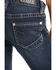 Image #4 - Rock & Roll Denim Girls' Dark Basic Trouser, Blue, hi-res