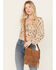 Image #1 - Idyllwind Women's Darlington Court Suede Crossbody Bag, Lt Brown, hi-res