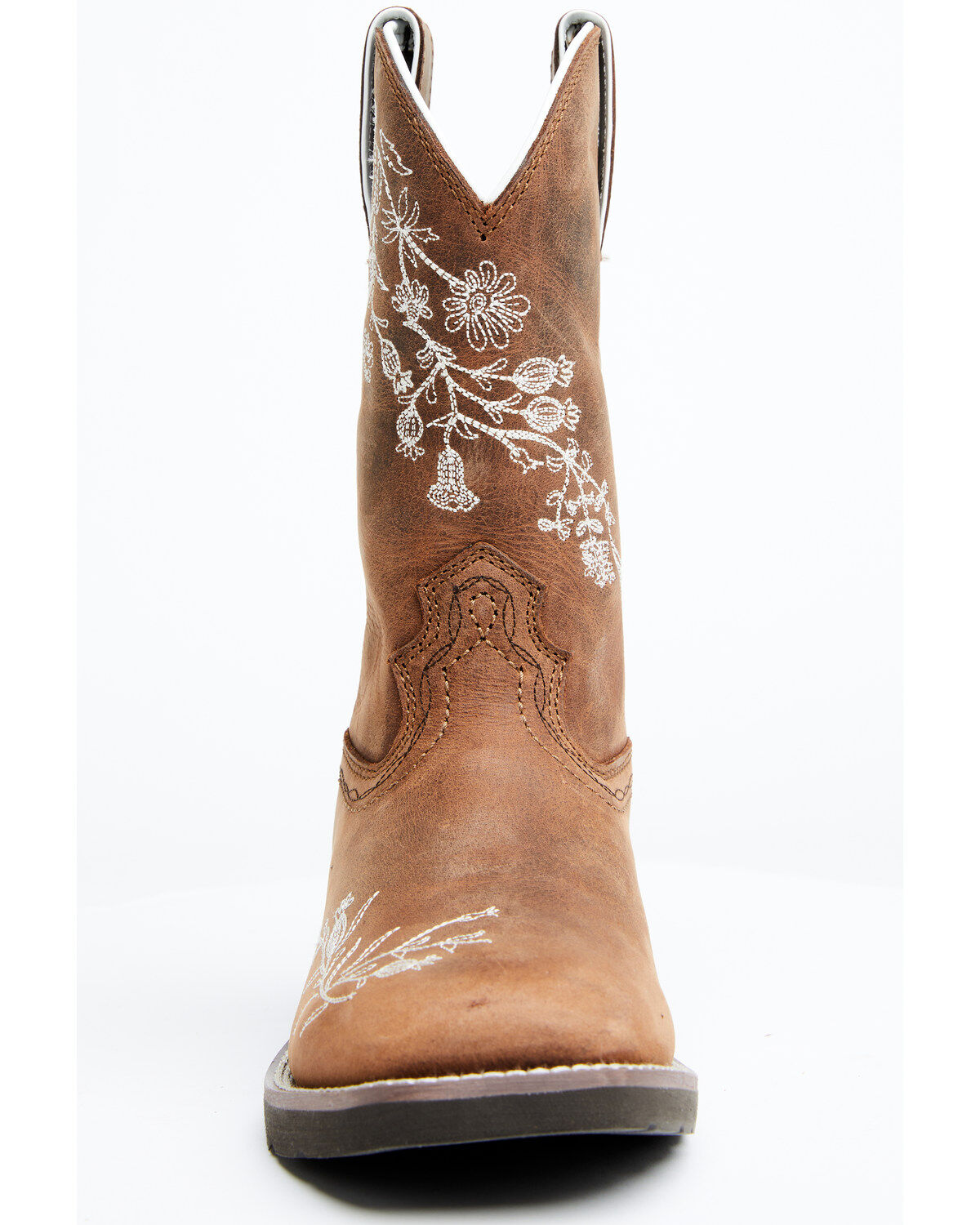 Image #4 - Shyanne Women's Xero Gravity Ilaria Western Performance Boots - Broad Square Toe, Brown, hi-res