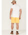 Image #3 - Brixton Men's Jupiter Service Crossover Shorts, Yellow, hi-res