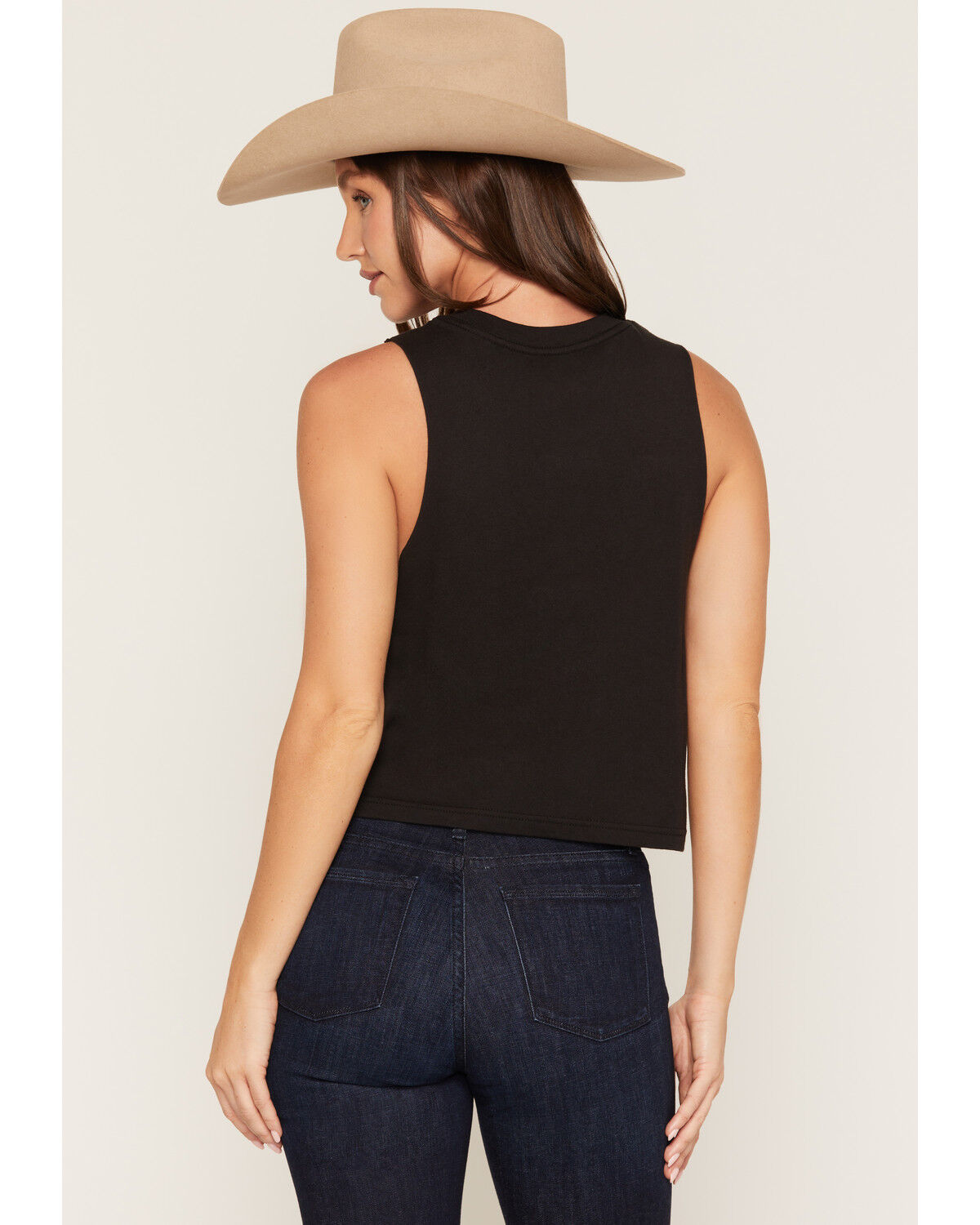 Image #4 - Girl Dangerous Women's Rodeo Graphic Tank Top, Black, hi-res