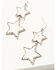 Image #2 - Shyanne Women's Star Dangle Earrings , Silver, hi-res