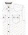 Image #2 - Cody James Toddler Boys' Bull Cactus Print Short Sleeve Snap Western Shirt , White, hi-res