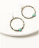 Image #2 - Shyanne Women's Americana Round Earrings , Silver, hi-res