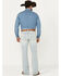 Image #3 - Cody James Men's Pioneer Wash Wyatt Slim Bootcut Stretch Denim Jeans, Light Wash, hi-res