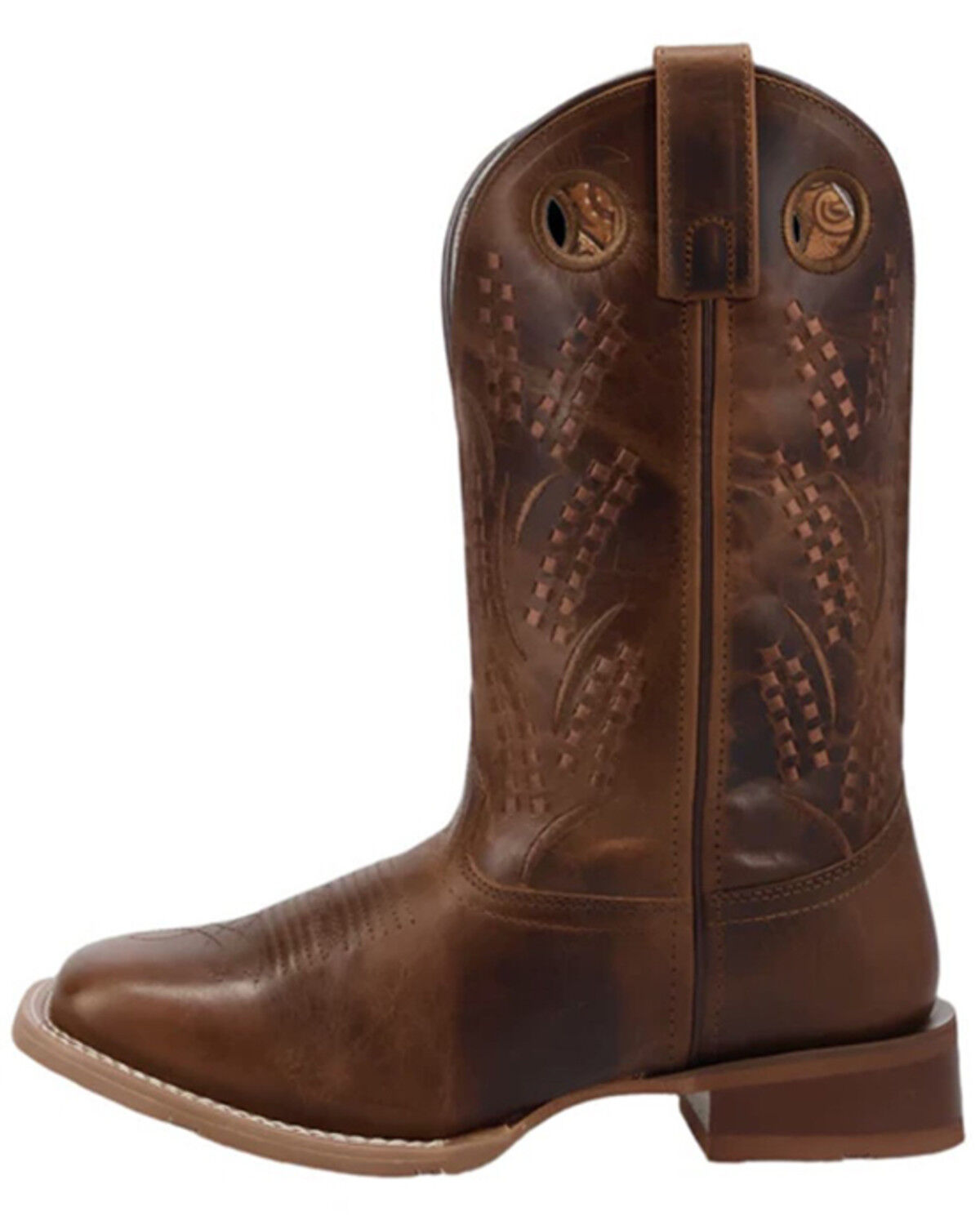 Image #3 - Laredo Women's Dream Weaver Performance Western Boots - Broad Square Toe, Brown, hi-res