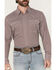 Image #3 - Wrangler Men's 20x Geo Print Long Sleeve Snap Stretch Western Shirt, Wine, hi-res