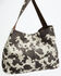 Image #2 - Shyanne Women's Cow Print Suede Hobo Bag, Brown, hi-res