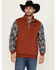 Image #1 - RANK 45&reg; Men's Baygen Colorblock Pullover, Dark Orange, hi-res