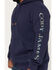 Image #3 - Cody James Men's Origin Logo Hooded Sweatshirt, Navy, hi-res