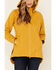 Image #3 - Outback Trading Co. Women's Solid Mustard Brookside Hooded Zip-Front Rain Jacket, Mustard, hi-res