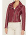 Image #3 - Mauritius Women's Christy Scatter Star Leather Jacket, Hot Pink, hi-res