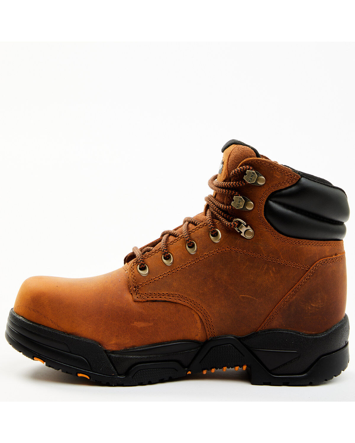 Image #3 - Hawx Men's 6" Enforcer Lace-Up Waterproof Hiking Work Boot - Composite Toe, Brown, hi-res