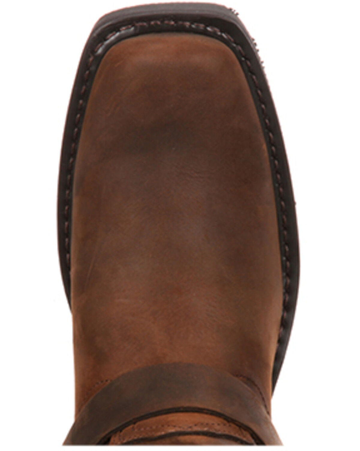 Image #11 - Durango Women's Harness Western Boots - Square Toe, Brown, hi-res