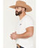 Image #2 - RANK 45&reg; Men's Red 45 Short Sleeve Graphic T-Shirt, White, hi-res