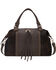 Image #1 - American West Chocolate Cow Town Large Convertible Zip Top Satchel, Chocolate, hi-res